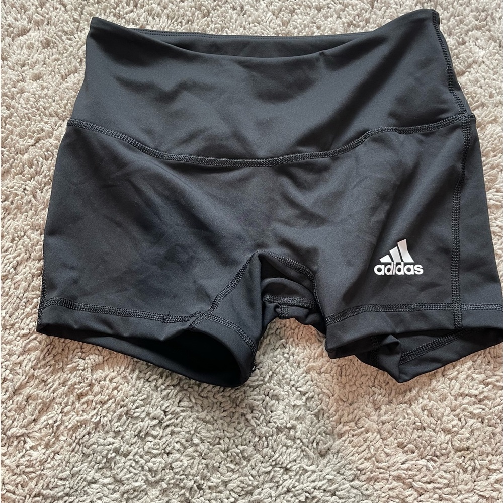 Adidas Black Athletic Compression Shorts